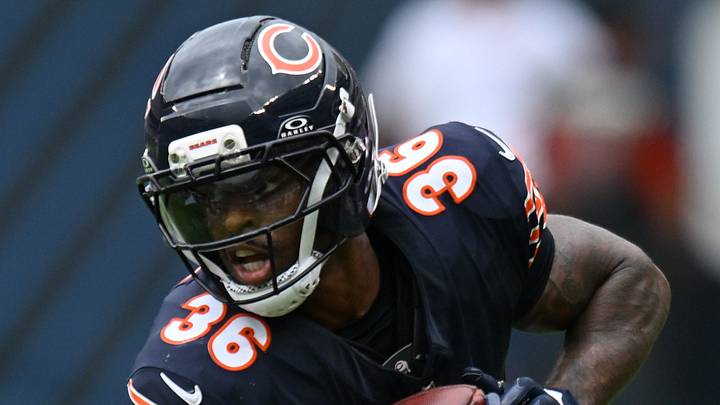 Chicago Bears running back Salvon Ahmed