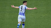 Krzysztof Piatek kommt bei der Hertha nicht allzu oft zum Einsatz