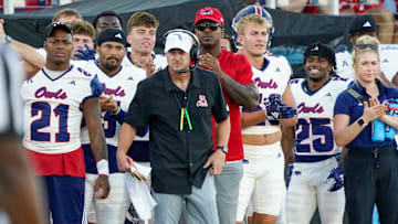 Florida Atlantic head coach Tom Herman is in his second season with the Owls.