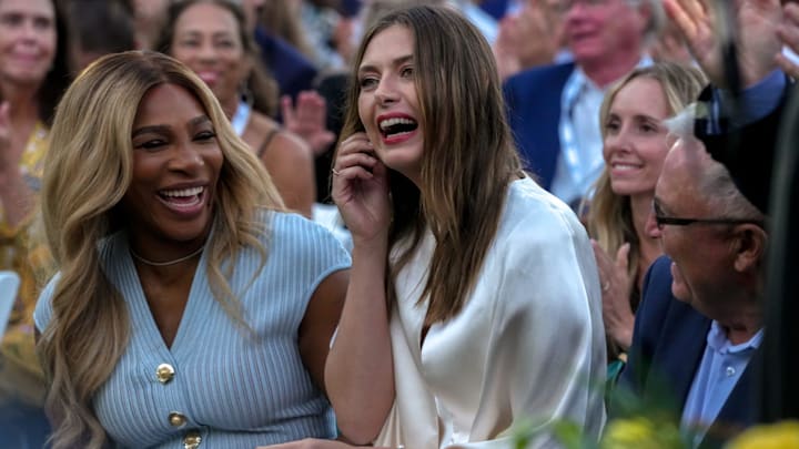 Maria Sharapova shared a sweet post after Serena Williams surprised her and spoke at her induction into the International Tennis Hall of Fame. 