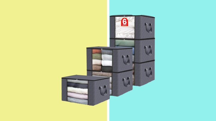 Best Amazon spring cleaning deals: Fab totes Clothes Storage, 6 Pack