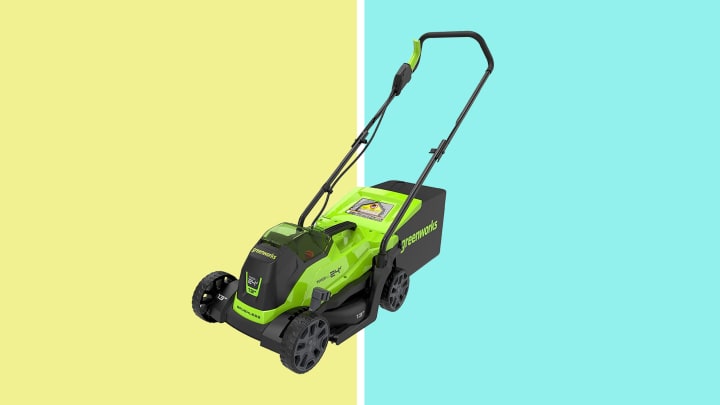 Best spring cleaning deals on Amazon: Greenworks 24V 13-Inch Cordless Electric Lawn Mower