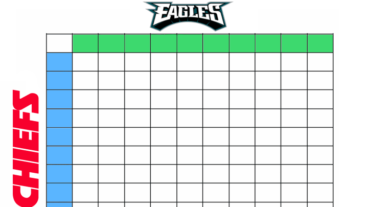 Free Printable Super Bowl 57 Boxes Game For Chiefs Vs Eagles