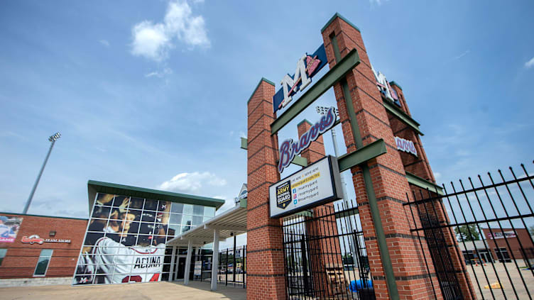 The Mississippi Braves kick off the season at Trustmark Park, seen Wednesday, April 5, 2023.