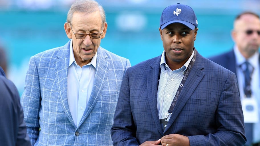 Dolphins owner Stephen Ross and general manager Chris Grier