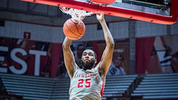 Ball State's Tahjai Teague dunks 
