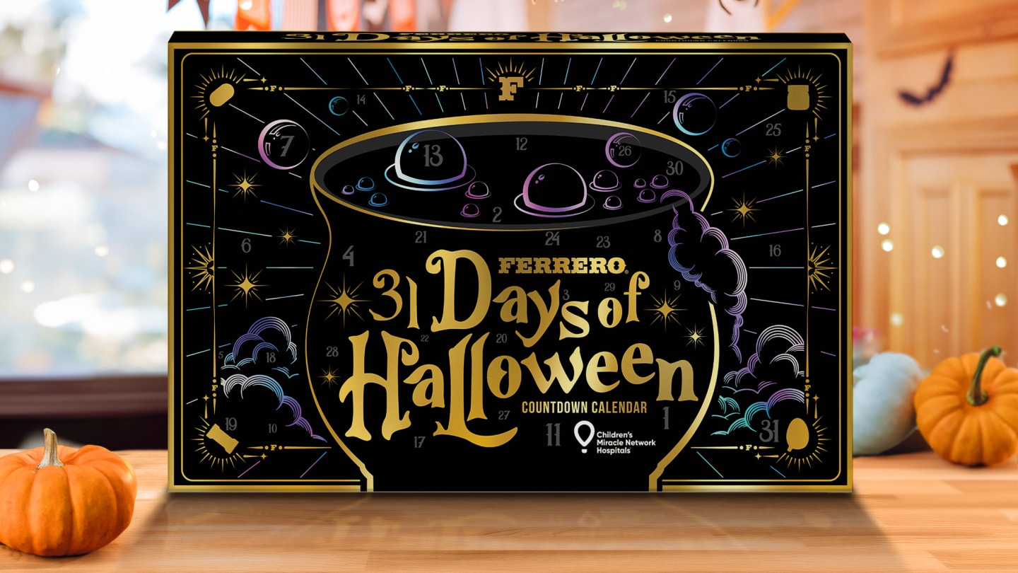 Ferrero shares its Halloween Countdown Calendar for a good cause