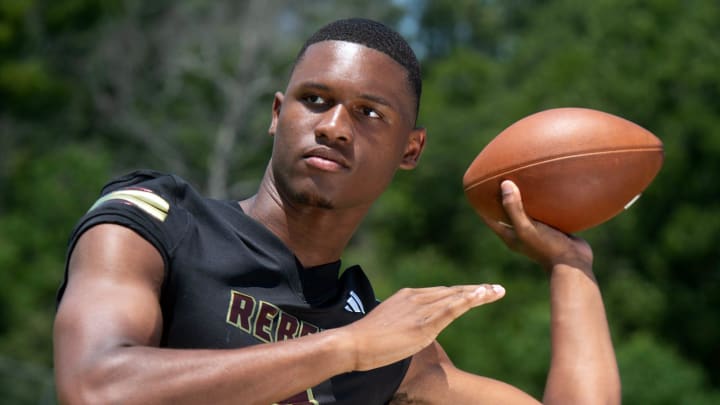 George County quarterback Deuce Knight, photographed in Ridgeland, Miss., Aug. 10, 2024, is a member of the 2024 Clarion Ledger Dandy Dozen.