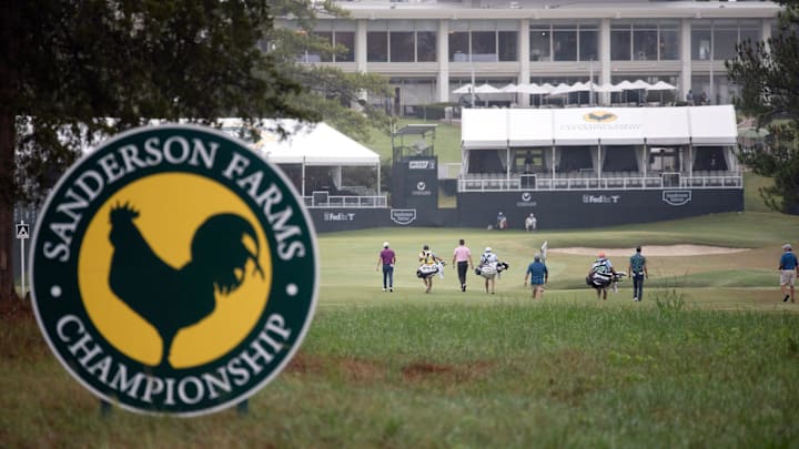 The Country Club of Jackson in Mississippi hosts the Sanderson Farms Championship. The Country Club of Jackson in Mississippi hosts the Sanderson Farms Championship.