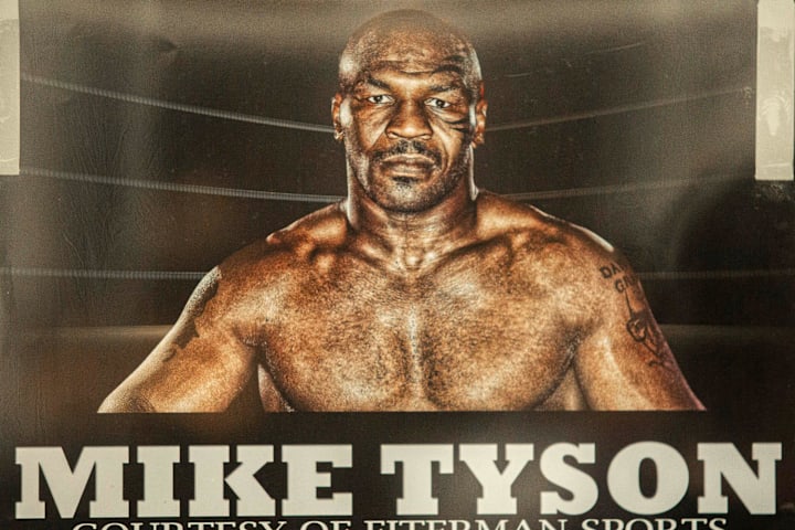 Mike Tyson signing session. 