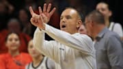 Oregon State coach Scott Rueck signals to his team during the second half against Oregon in Corvallis Sunday, Dec. 31, 2023.