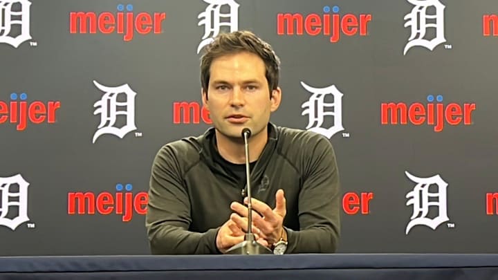 Detroit Tigers president of baseball operations Scott Harris