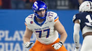 Boise State Broncos offensive tackle Kage Casey.