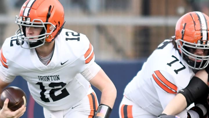 Ironton plays Liberty Center in OHSAA Division V state final at Tom Benson Hall of Fame Stadium. Saturday, Dec. 7, 2024 Ironton plays Liberty Center in OHSAA Division V state final at Tom Benson Hall of Fame Stadium. Saturday, Dec. 7, 2024