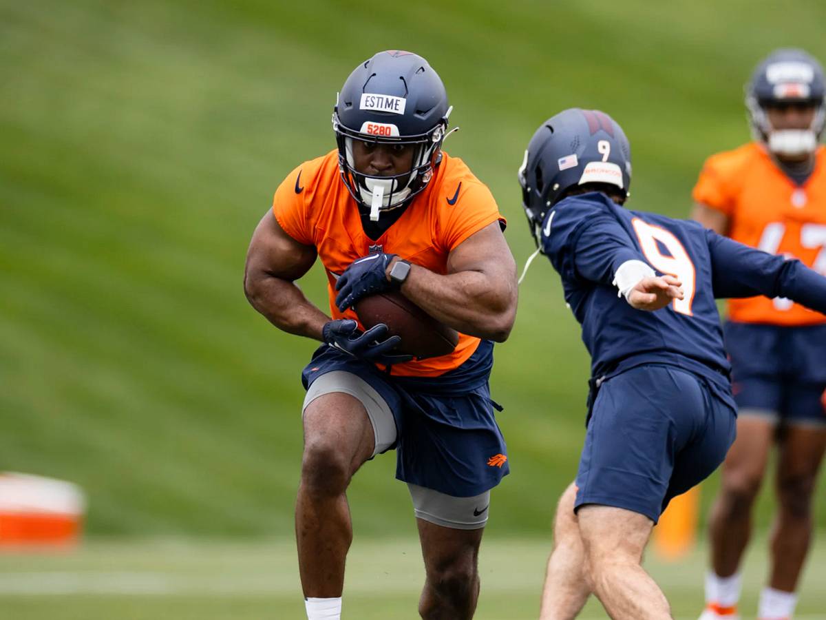 Broncos Rookie RB Audric Estimé Returns to Practice as Training Camp Begins