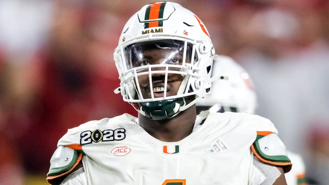 Miami Hurricanes defensive lineman Rueben Bain Jr. 