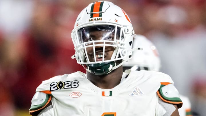 Miami Hurricanes defensive lineman Rueben Bain Jr. 
