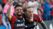 Toronto FC oyuncularının gol sevinci