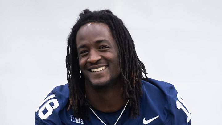 Penn State tight end Khalil Dinkins 