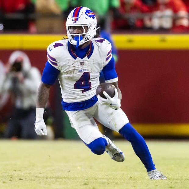 Buffalo Bills running back James Cook