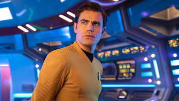 Paul Wesley as Kirk in Star Trek: Strange New Worlds, streaming on Paramount+, 2023. Photo Cr: Kharen Hill/Paramount+