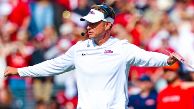 Ole Miss Rebels head coach Lane Kiffin