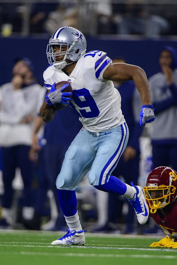 Dallas Cowboys wide receiver Amari Cooper in action during the game against the Washington Football Team
