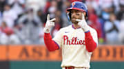 The Phillies are slight road underdogs against the Braves on Tuesday, April 8.