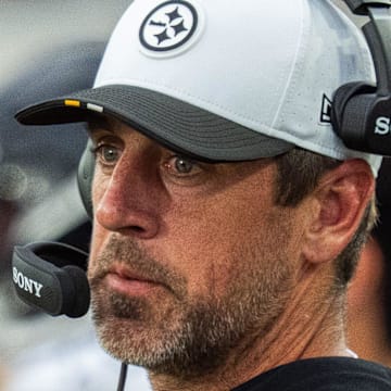 Steelers quarterback Aaron Rodgers