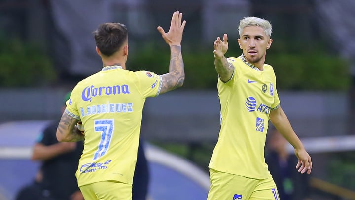 El uruguayo Brian Rodríguez y el chileno Diego Valdés regresaron a los entrenamientos con el Club América y se preparan para la Leagues Cup 2024.