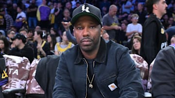 Celebrities At The Los Angeles Lakers Game