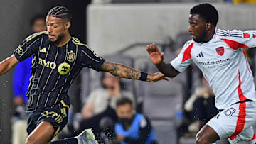 Denis Bouanga (left) helped LAFC move up in this week's MLS Power Rankings.