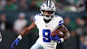 Dallas Cowboys wide receiver KaVontae Turpin carries the ball against the Philadelphia Eagles.
