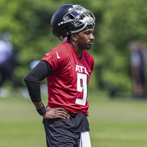 Atlanta Falcons quarterback Michael Penix Jr 