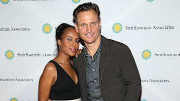 Kerry Washington and Tony Goldwyn at "Scandal-ous!" An Evening With Shonda Rhimes And The Cast Of ABC's Scandal