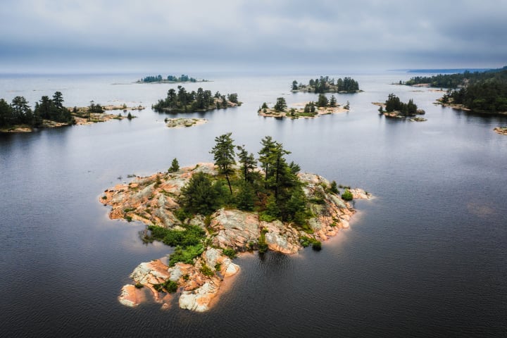 Georgian Bay islands.
