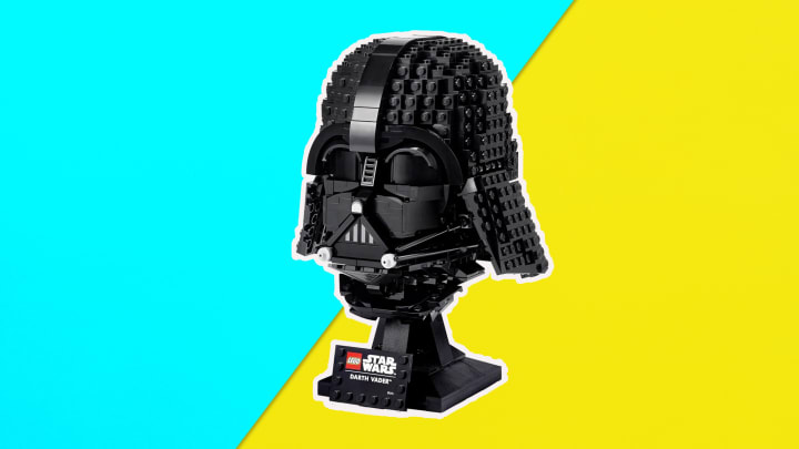 LEGO Star Wars Darth Vader Helmet Set is pictured.
