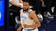 Talen Horton-Tucker no ha debutado aún con los Lakers en la temporada 2021-22