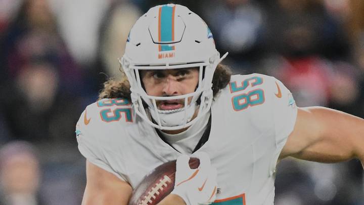 Miami Dolphins tight end Greg Dulcich