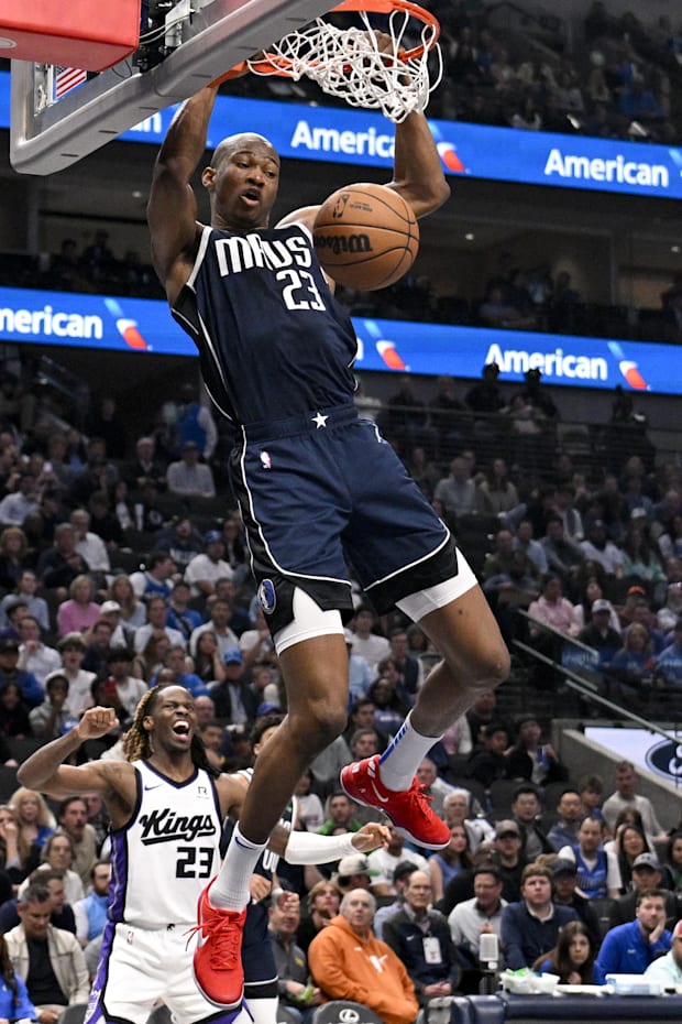 Dallas Mavericks forward Kai Jones