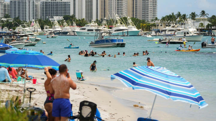About 700 locals celebrated Labor Day on Peanut Island, Monday September 4, 2023 in Riviera Beach.