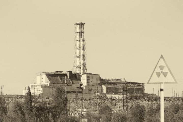 Chernobyl Nuclear reactor 4 which exploded in 1986