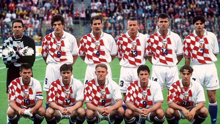 Croatia 1990 World Cup home kit.