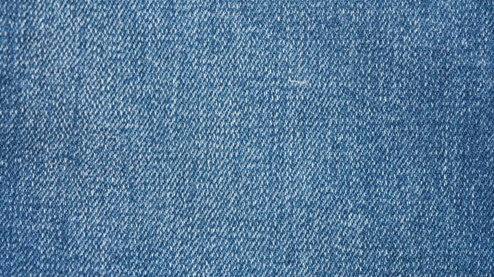 Blue jeans are pictured