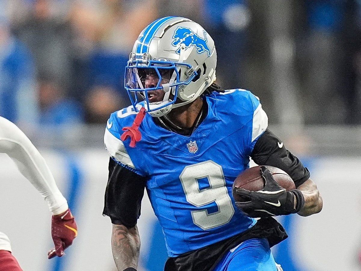Detroit Lions Jameson Williams Fined for TD Celebration Against Commanders