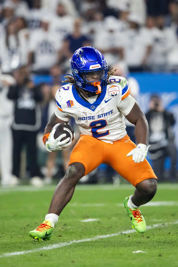 Boise State Broncos running back Ashton Jeanty against the Penn State Nittany Lions during the Fiesta Bowl