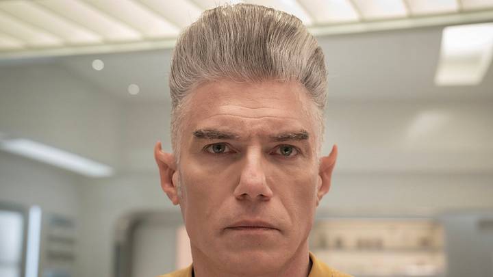 Anson Mount as Capt. Pike in season 3 , Episode 8 of Strange New Worlds streaming on Paramount+. Photo Credit: Marni GrossmanParamount+