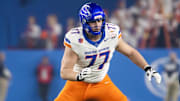 Boise State Broncos offensive tackle Kage Casey.