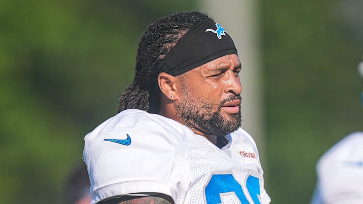 Detroit Lions cornerback Avonte Maddox (29) practices during training camp at Meijer Performance Center in Allen Park on Monday, July 28, 2025.