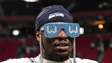 Nick Emmanwori of the Seattle Seahawks celebrates